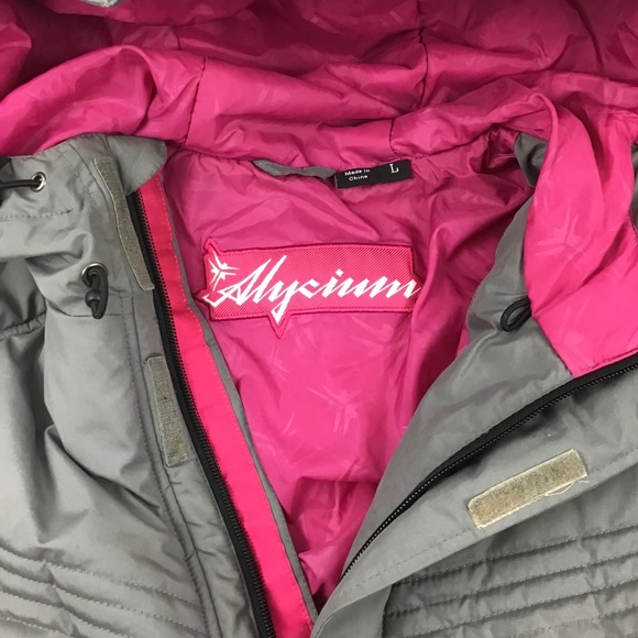 Alycium Y2K Snowboard Puffer Coat LG - Picture 7 of 8